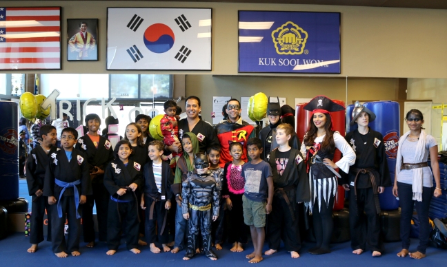 Kuk Sool Won of Dublin Staff and Students at the fun Halloween-themed martial arts events